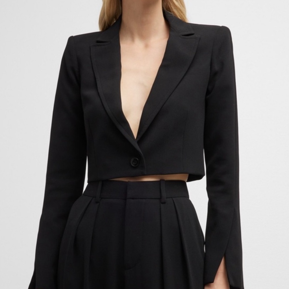 Alice + Olivia Black Blazer